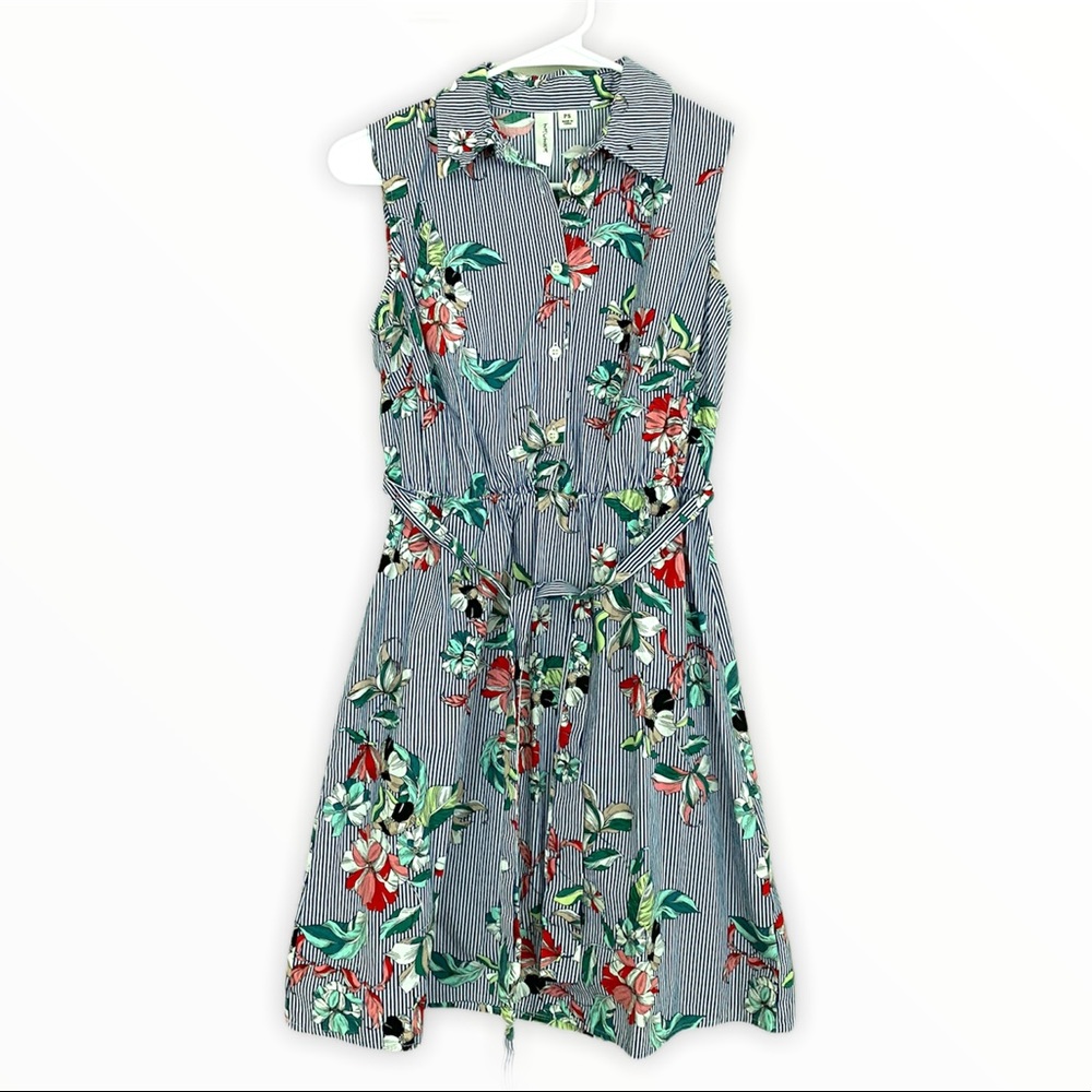 Floral collar dress